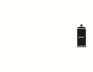 Nitrocellulose Sprühlack (Spraydose) Olympic White
